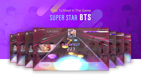 SuperStar bts韩文版游戏截图