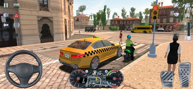 taxi sim 2021破解版游戏截图