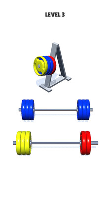 杠铃排序手机版游戏截图