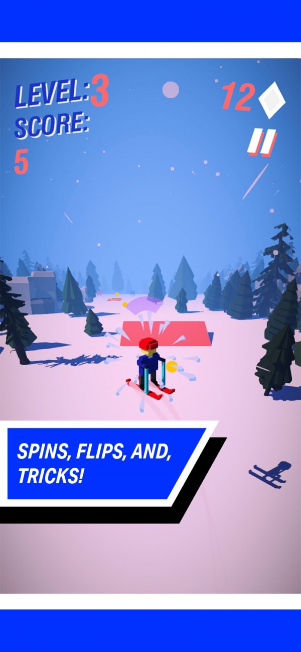 超级滑雪者手机版游戏截图