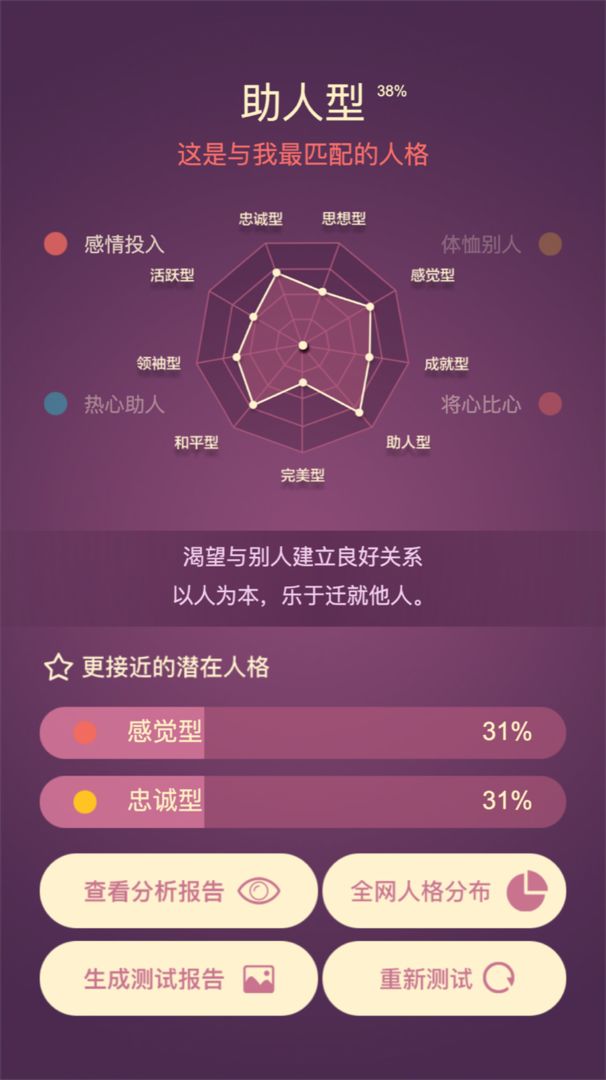 九型人格手机版截图