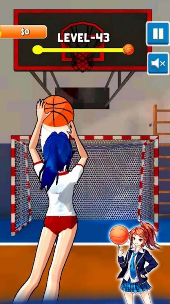 动漫校园篮球竞赛安卓版游戏截图