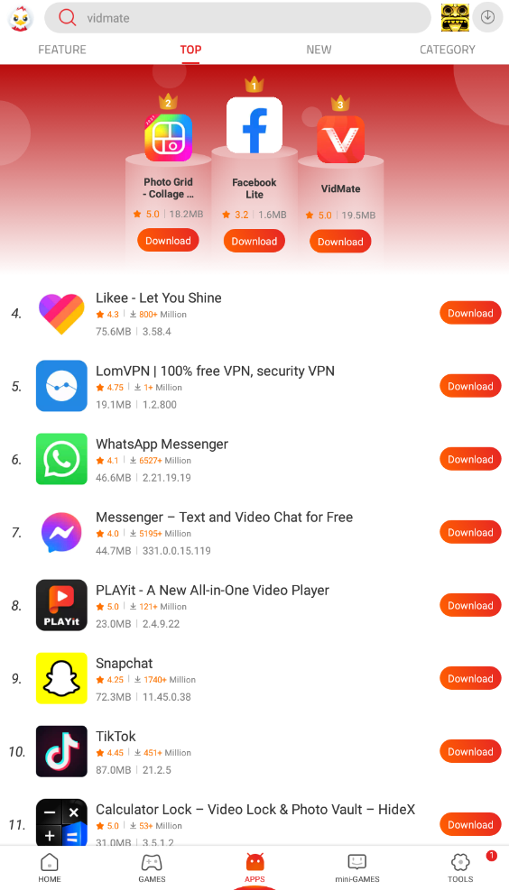 9apps2021最新版软件截图