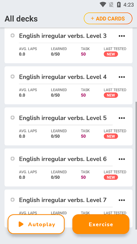 赫菲学语法安卓版软件截图