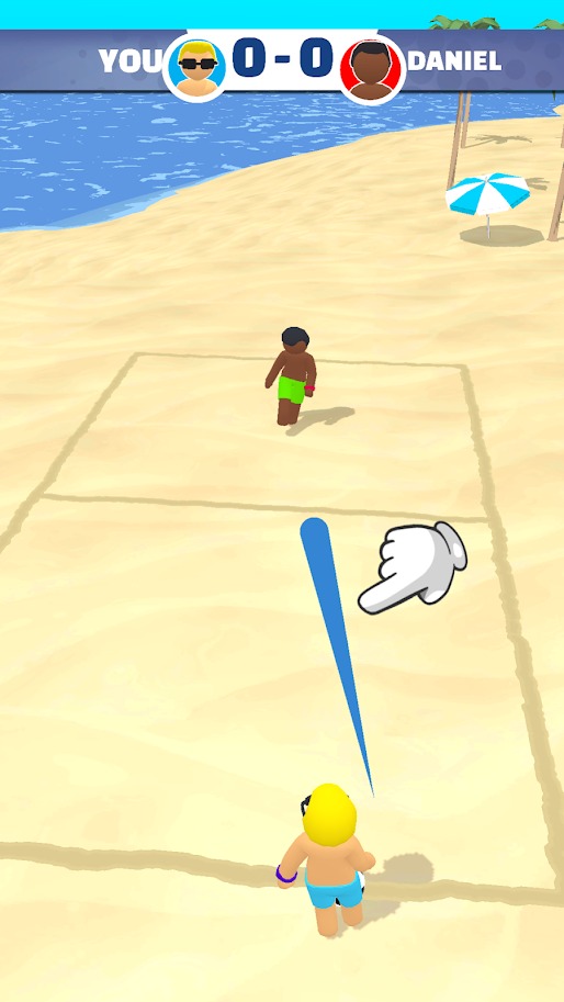 沙滩网式足球比赛安卓版游戏截图