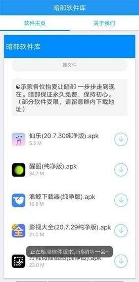 蓝奏云暗部软件库最新版截图