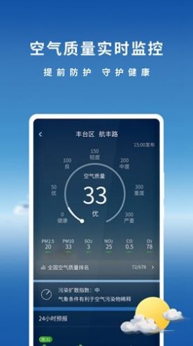 橡果天气预报去广告版截图