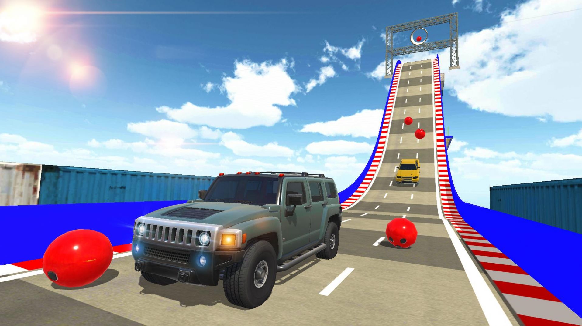 巨型SUV汽车坡道安卓版游戏截图