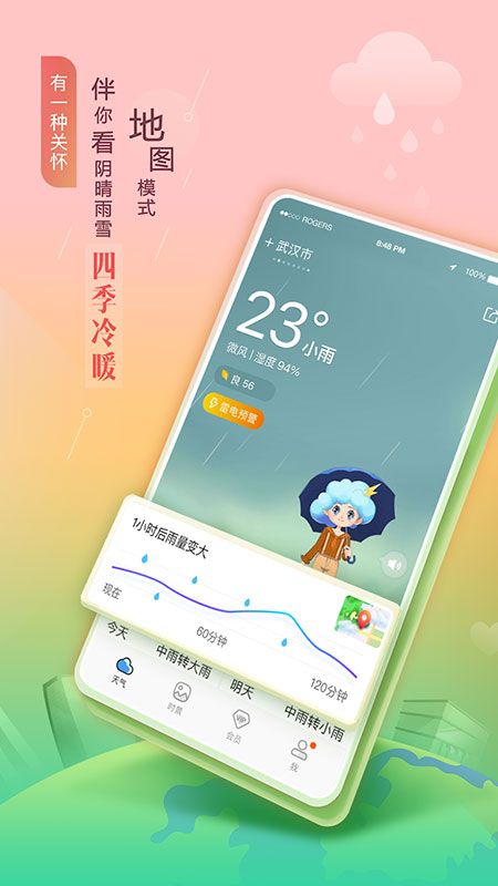 墨迹天气最新破解版截图