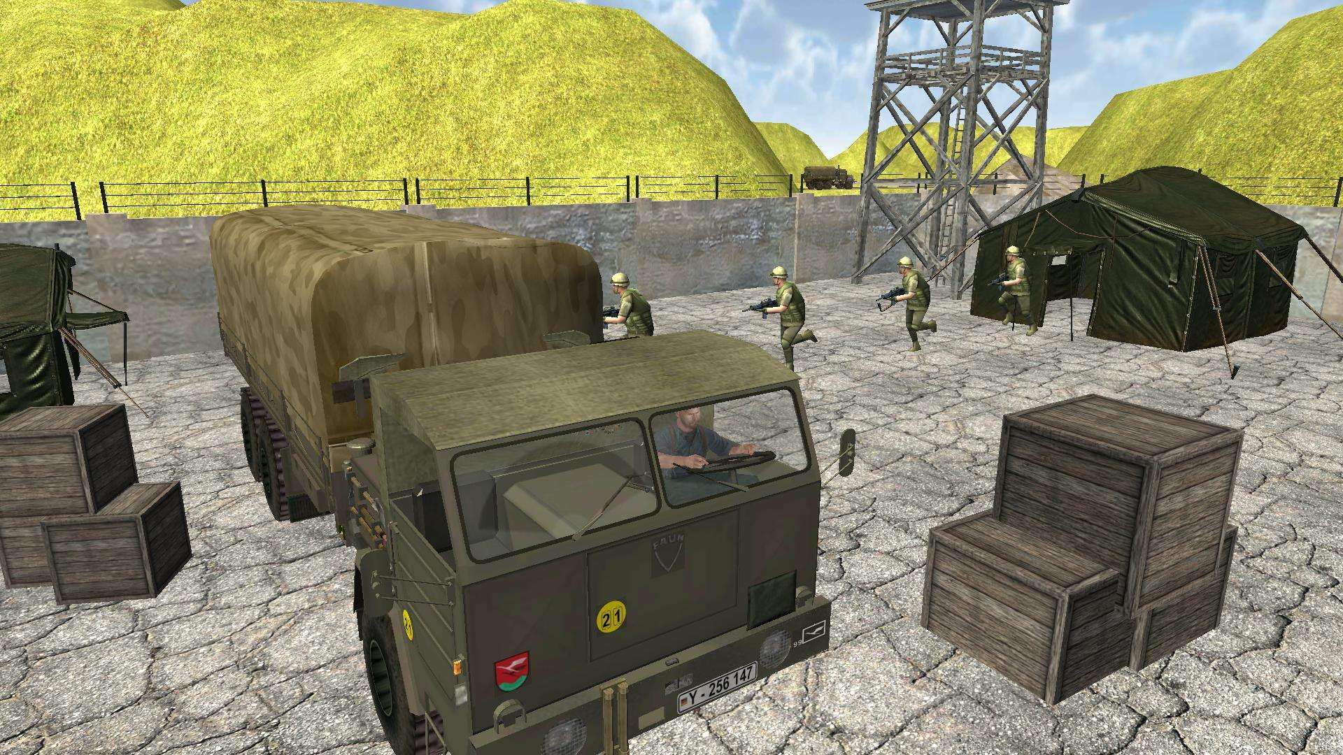 陆军货物运输卡车模拟器安卓版游戏截图