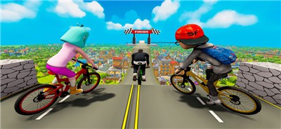 无畏的BMX特技赛车3D官方版截图