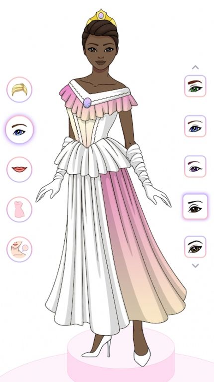 公主装扮和着色安卓版游戏截图