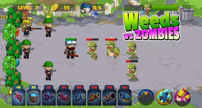 Weeds vs Zombies安卓版游戏截图